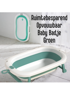 Allernieuwste.nl® Opklapbaar Baby Bad - Groen