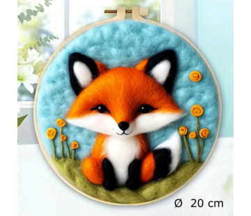 Allernieuwste.nl® DIY Naaldvilt Wolvilt Pakket – Vosje