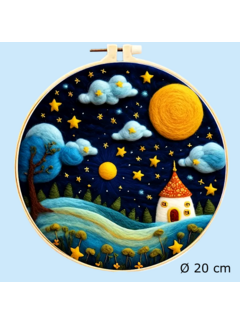 Allernieuwste.nl® DIY Naaldvilt Wolvilt Pakket – Slaap Zacht