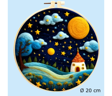 Allernieuwste.nl® DIY Naaldvilt Wolvilt Pakket – Slaap Zacht