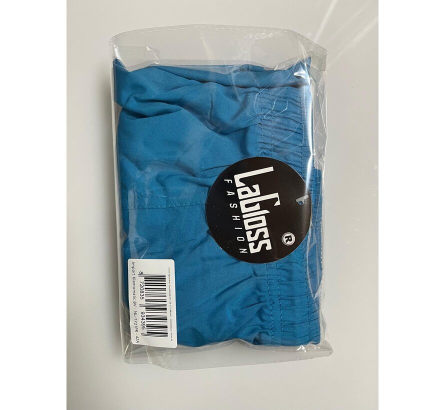 LaGloss® Heren Sportshorts – Lichtgewicht Zwembroek met Zak & Trekkoord – Ademend, Sneldrogend & Comfortabel – Hemelsblauw – Casual Zwemshort – Maat XL