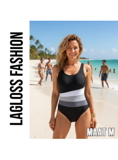 LaGloss Elegant Eendelig Badpak voor Dames -  Maat M