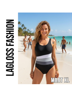 LaGloss Elegant Eendelig Badpak voor Dames -  Maat XL