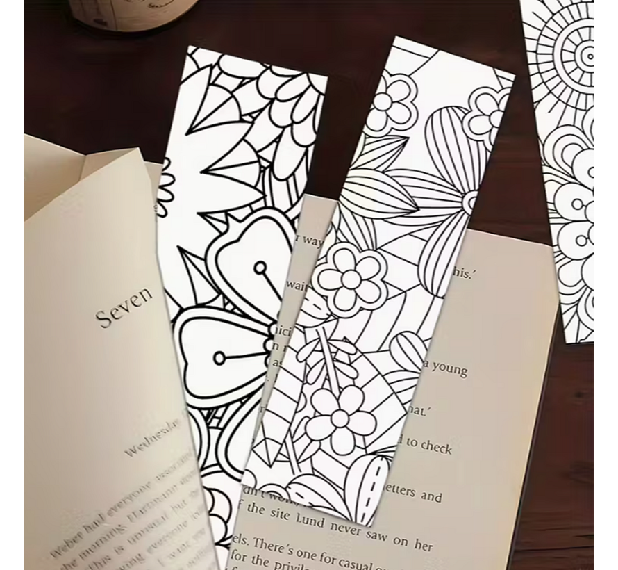 20 stuks Mandala & Bloemen Bladwijzer Set – Luxe Kleurrijke DHZ Boekenleggers –Cadeau voor Boekenliefhebbers, Studenten & Leraren – DIY Boek Leggers