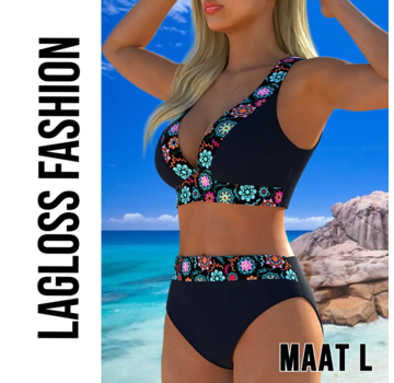 LaGloss 2-delig Dames Bikini Set Mandala Print – Maat L