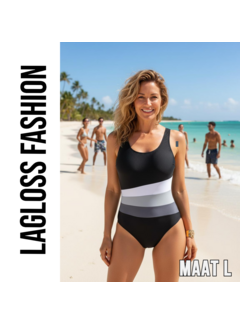 LaGloss Elegant Eendelig Badpak voor Dames -  Maat L