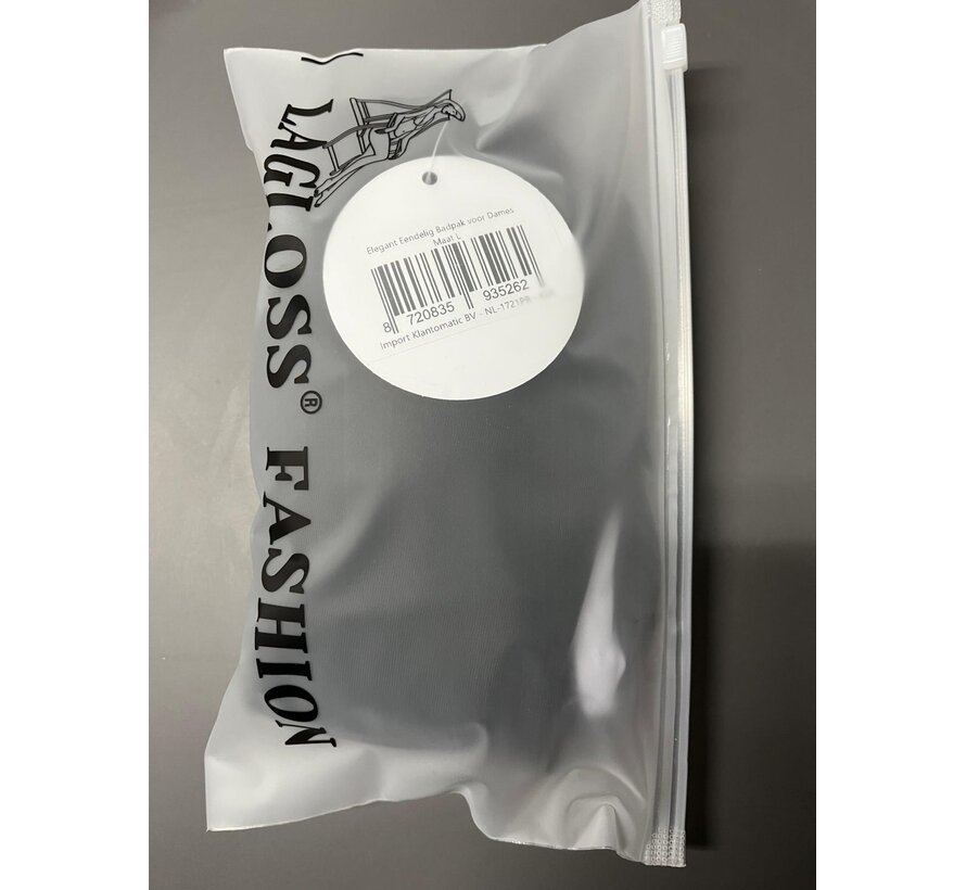 LaGloss® Elegant Eendelig Badpak voor Dames – Versterkte Cups met Verwijderbare Vulling - Sexy & Modieuze Zwemkleding -  Maat L