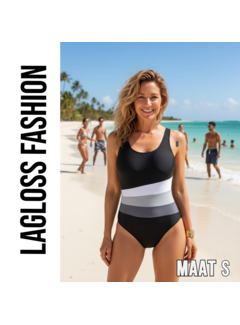 LaGloss Elegant Eendelig Badpak voor Dames - Maat S