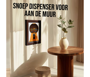 Allernieuwste.nl® Snoep Dispenser Fotolijst Bruin – 21×30 cm