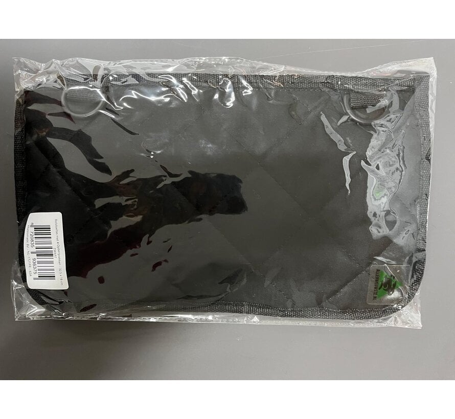 Allernieuwste.nl® Rolstoel Armsteun Opbergtas Zwart - Rolstoeltas met 4 Opbergvakken - 32.5 x 18 cm - Kleur ZWART