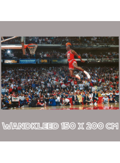 Allernieuwste.nl Wandkleed Michael Jordan Classic - 150 x 200 cm