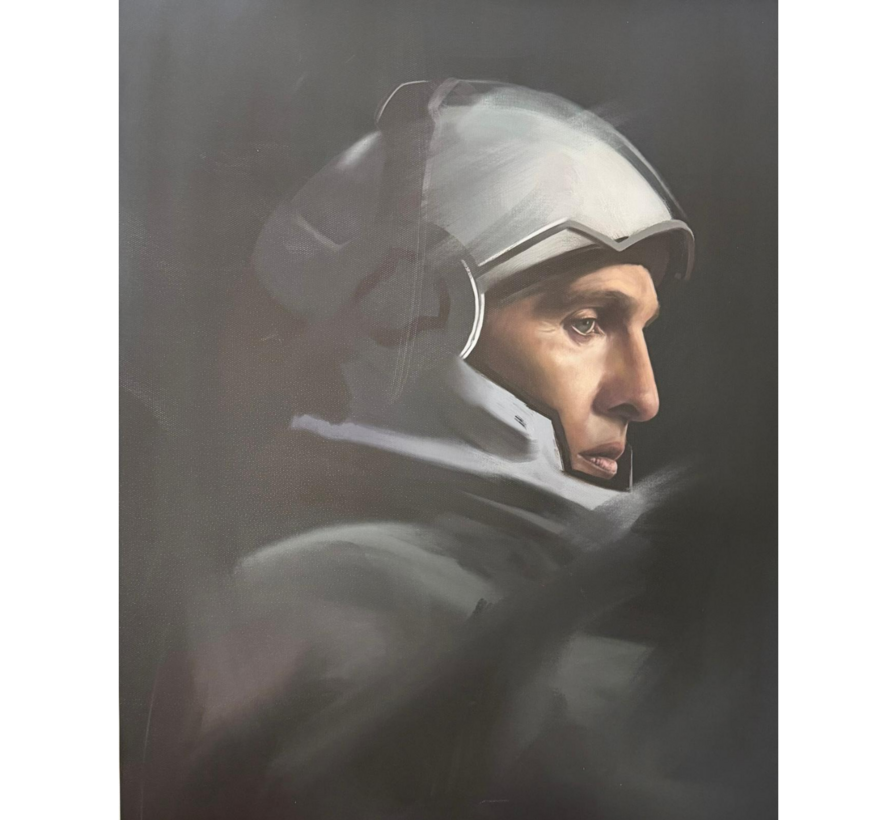 Allernieuwste.nl® Canvas Schilderij 2-Luik Interstellar Cooper & Brand – 2st 40 x 50 cm –Muurdecoratie – Wanddecoratie