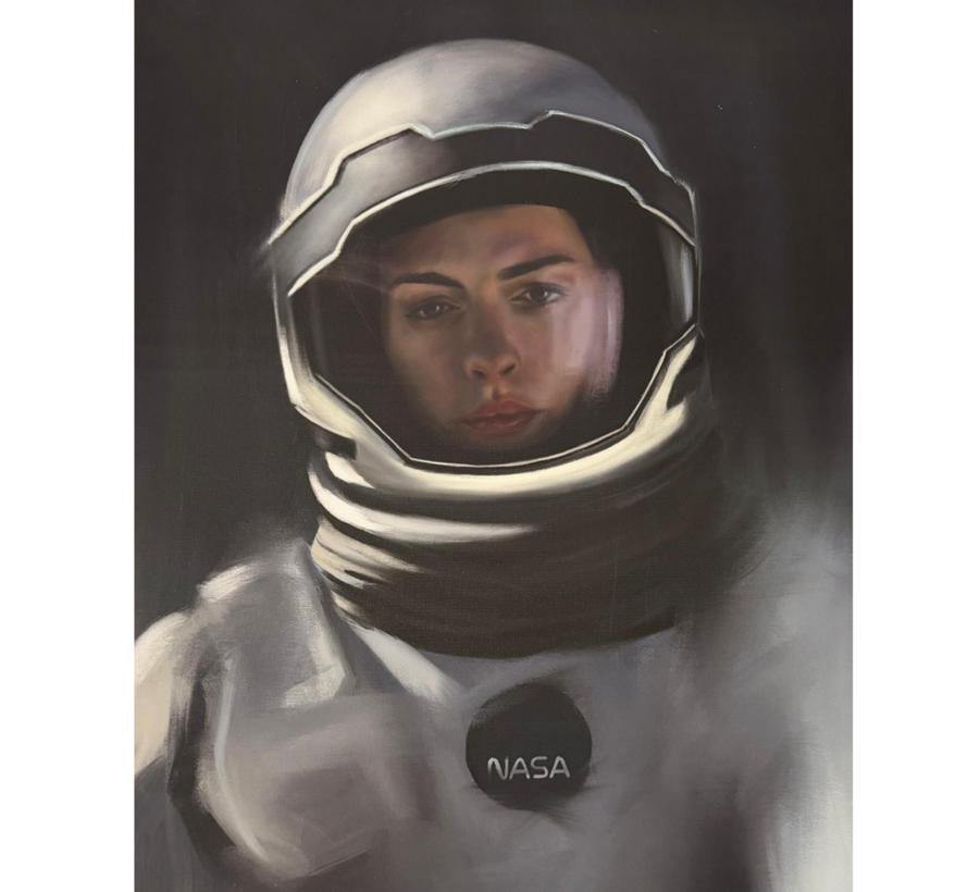 Allernieuwste.nl® Canvas Schilderij 2-Luik Interstellar Cooper & Brand – 2st 40 x 50 cm –Muurdecoratie – Wanddecoratie