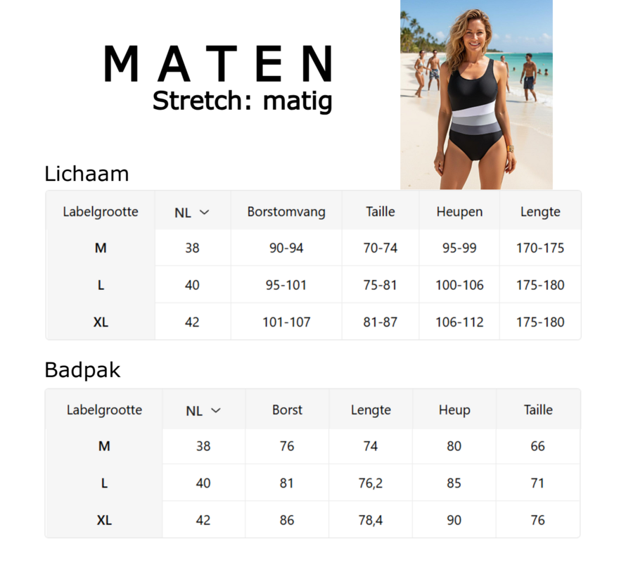 LaGloss® Elegant Eendelig Badpak voor Dames – Versterkte Cups met Verwijderbare Vulling - Sexy & Modieuze Zwemkleding -  Maat XL