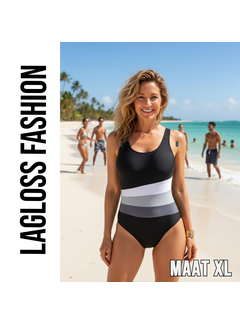 LaGloss Elegant Eendelig Badpak voor Dames -  Maat XL
