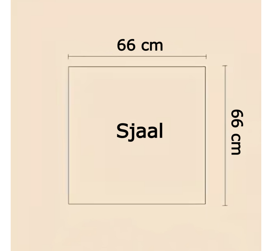 LaGloss® Vierkant Klassieke Dames Sjaal Zwart Wit Patroon – Omslagdoek – Hoofddoek – Neksjaal – 66 x 66 cm