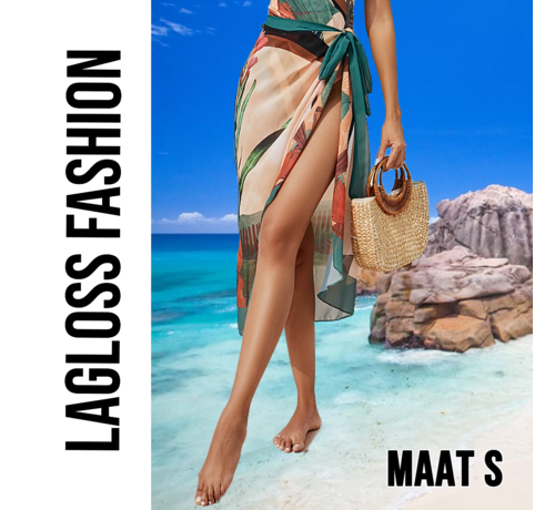 LaGloss LaGloss® Dames Wikkelrok Tropische Print Strand Rok - Zomer - Casual – Maat S