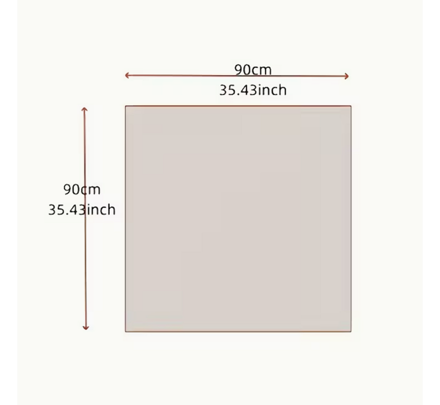 LaGloss® Vierkante Dames Sjaal Paisley Print Rood Multicolor – Satijnlook – Zomer/Lente/Herfst/Winter – 90 x 90 cm