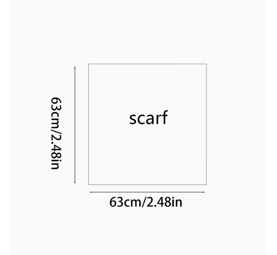 LaGloss® Vierkante Dames Sjaal Colsjaal Roze Met Magnetische Sluiting en Spiraalpatroon -  Zomer/Lente/Herfst/Winter – Elegant – Praktisch – 63 x 63 cm