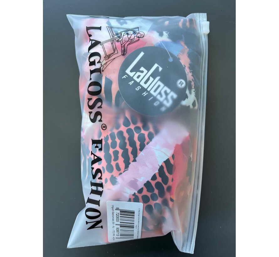 LaGloss® 2-Delig Vintage Bikini Set Dames Halter Bikini Met Strikdetail & Oranje Accenten – Zomermode – Beach Fashion – Strandmode – Maat M