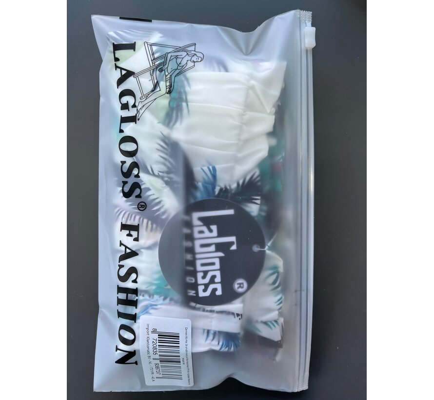 LaGloss® Dames Korte Strandbroek Palmbomen Print – Losse Pasvorm – Zwembroek - Zomer – Strandmode – Beach Fashion – Maat M