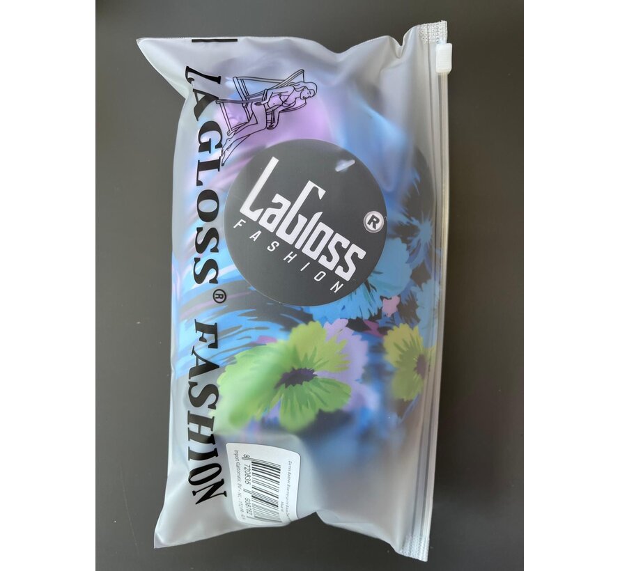 LaGloss® Dames Badpak Bloemenprint Blauw Zwart met Vierkante Halslijn – Zwempak – Beach Fashion – Strandmode – Zomer/Lente – Maat M