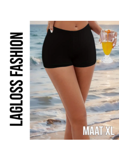 LaGloss Afslankende Dames Zwembroek Zwart – Maat XL