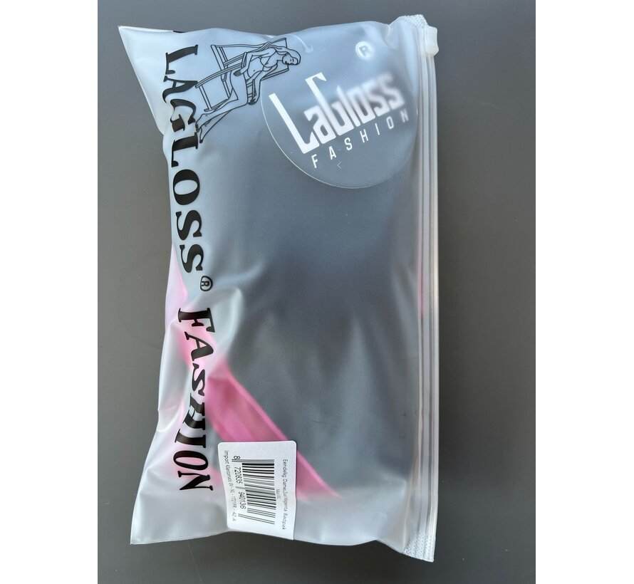 LaGloss® Eendelig Dames Zwart Magenta Badpak – Sportief – Zwempak – Zomermode – Beach Fashion – Maat XXL