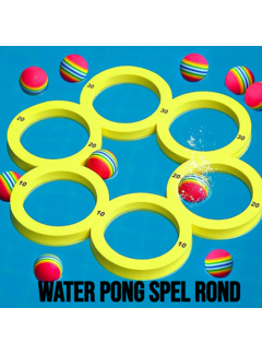 Allernieuwste.nl® 11-Delig Water Pong Zwembad Spel Rond