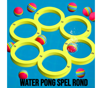 Allernieuwste.nl® 11-Delig Water Pong Zwembad Spel Rond