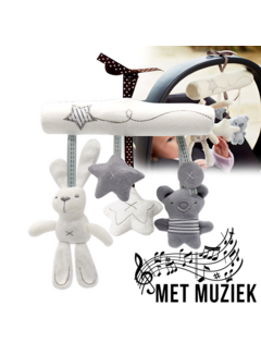 Allernieuwste.nl® Muziek Pluche Knuffel Baby Mobile