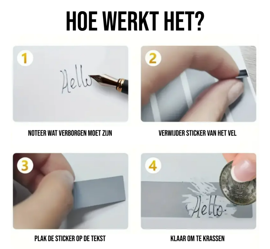 50 Stuks Gouden Krasstickers – Zelf Krasplaatjes Maken - DIY - 2.5 x 6 cm