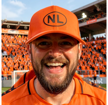 Allernieuwste.nl® NL Oranje Supporters Pet WK 2026