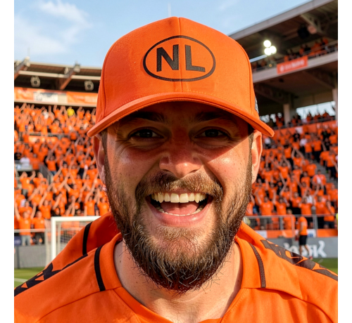Nieuw NL Oranje Supporters Pet WK 2026 – Verstelbare Lichtgewicht Oranje Voetbalpet voor Nederlands Elftal Fans