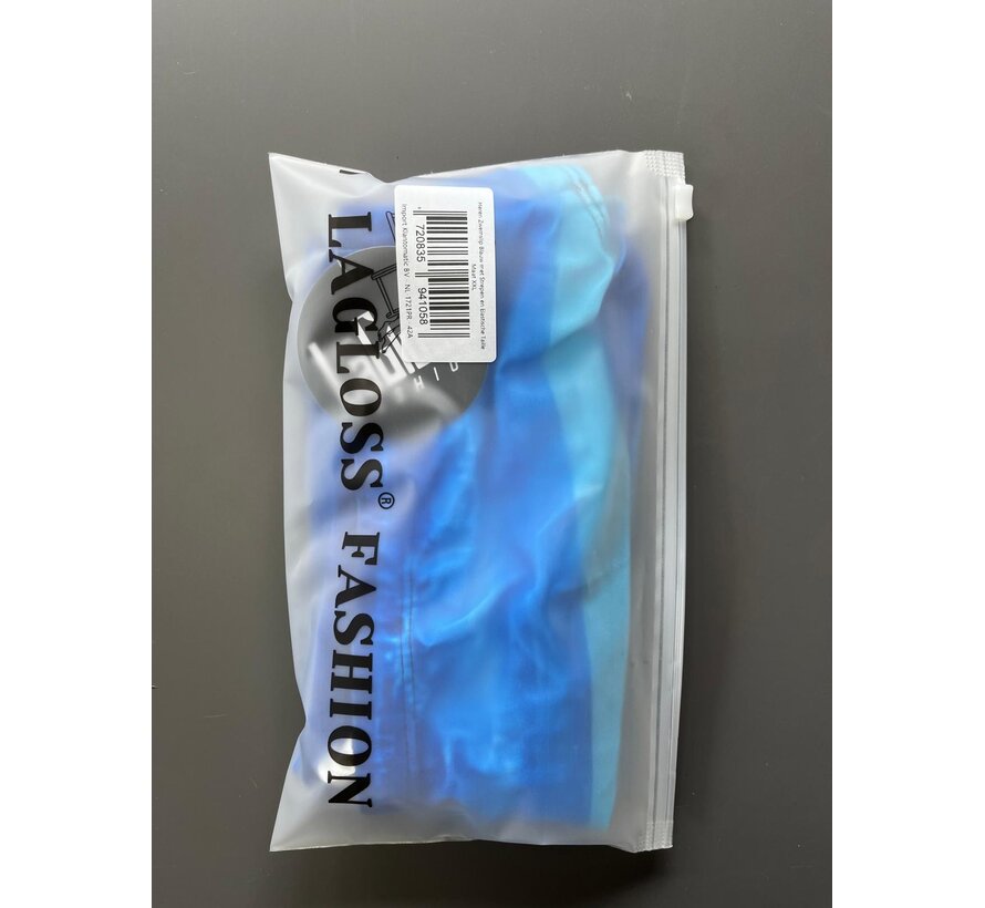LaGloss® Heren Zwemslip Blauw – Sneldrogend & Lichtgewicht – Sportieve Zwembroek met Strepen en Elastische Taille – Maat XXL