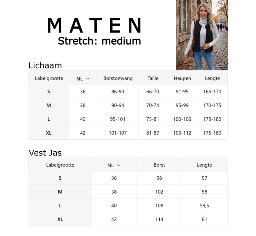 LaGloss® Dames Zwart Pluche Gilet – Warm Jacquard Vest zonder Mouwen – Casual Herfst- en Winter Vestjas met Ribbelstructuur - Maat XL