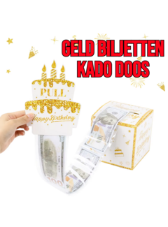 Allernieuwste.nl® 3D Geld Biljetten Kado Box - Wit
