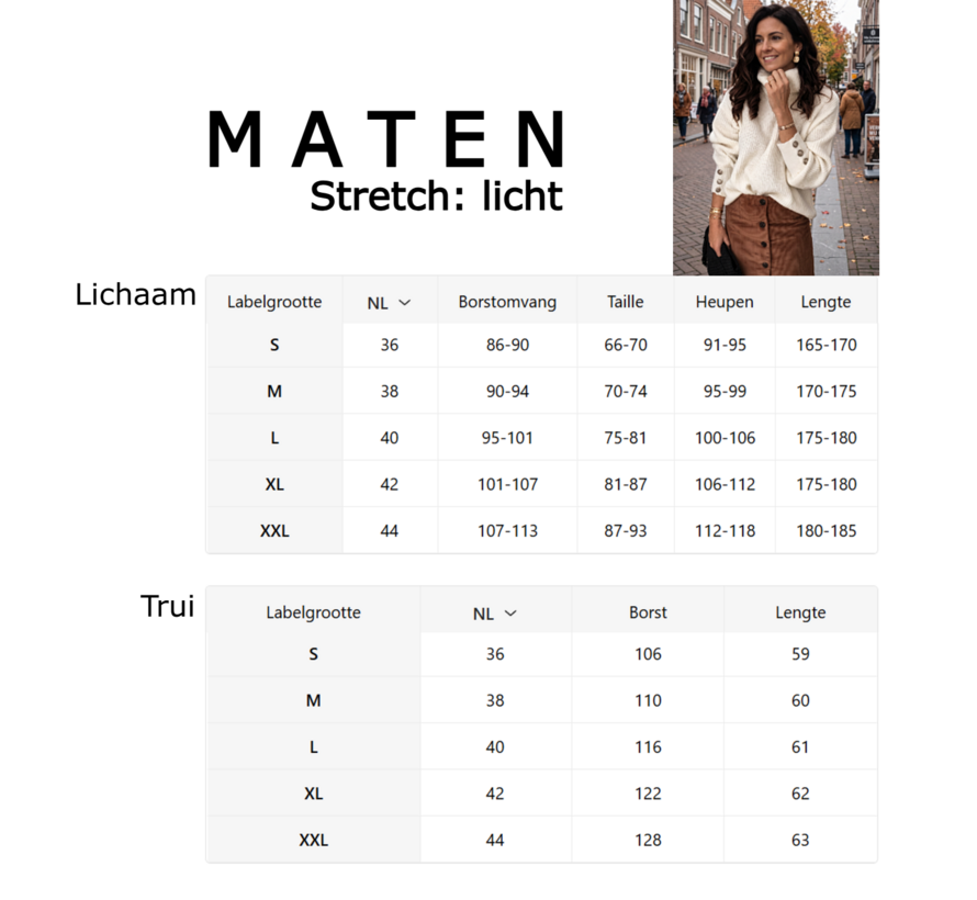 LaGloss® Comfortabele Dames Coltrui Wit – Gebreide Trui met Lange Mouwen en Decoratieve Knopen – Maat M