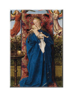 Van Eyck Madonna at the Fountain Magnet