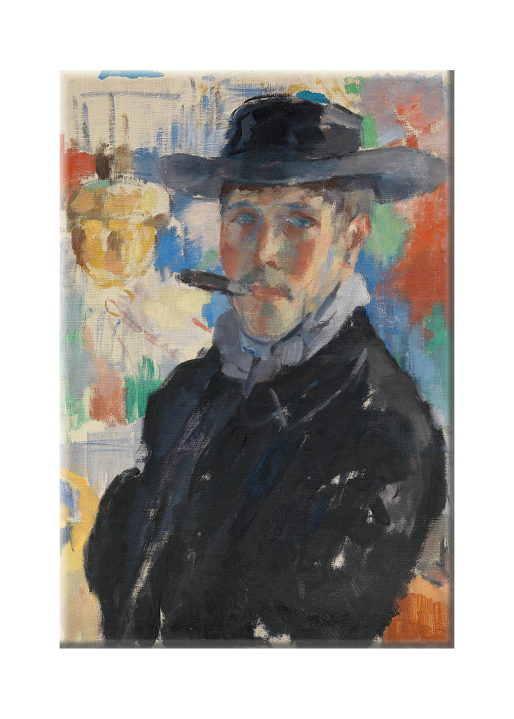 Rik Wouters Rik Wouters Self-Portrait with Cigar Magnet