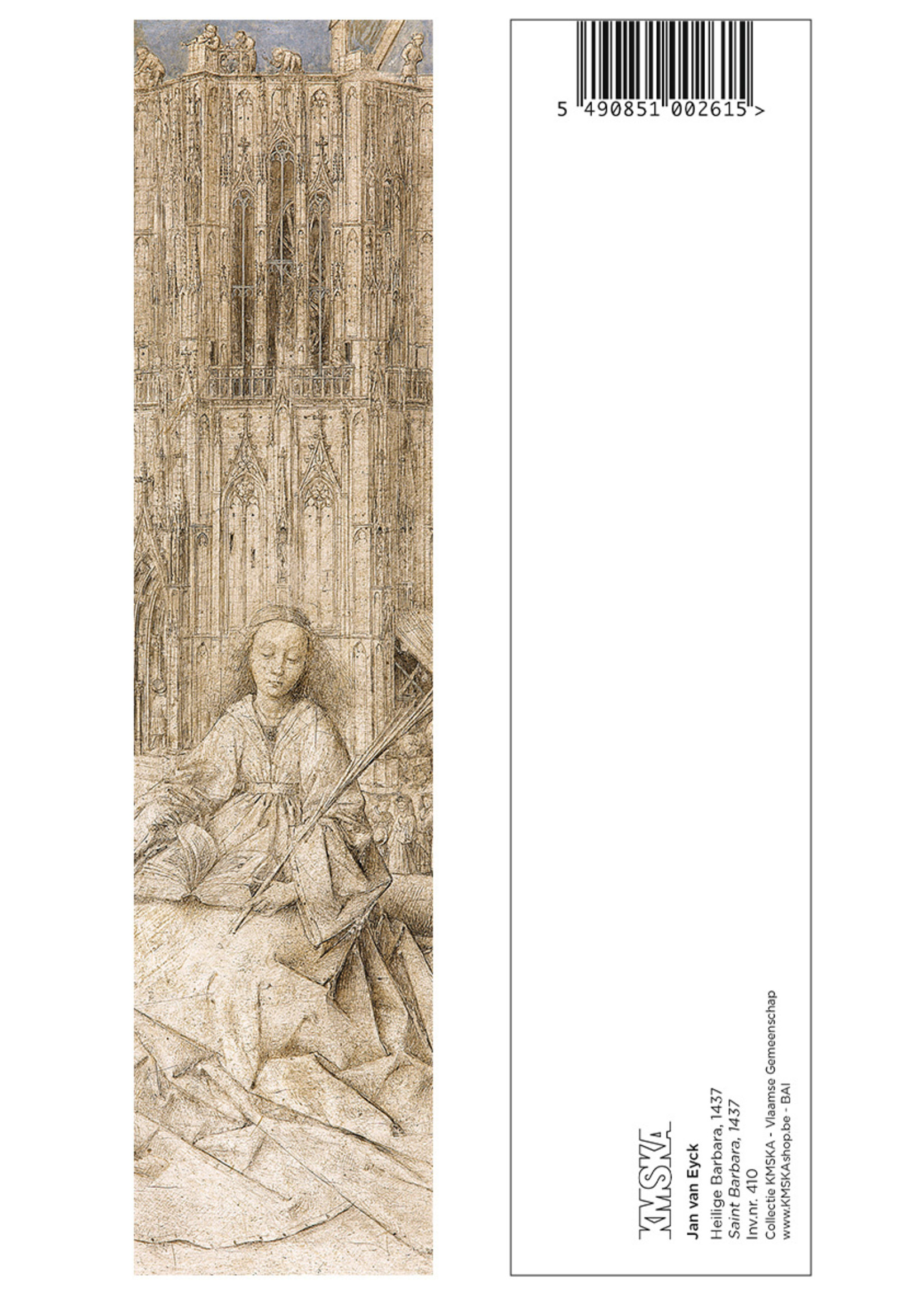 Van Eyck Saint Barbara Bookmark