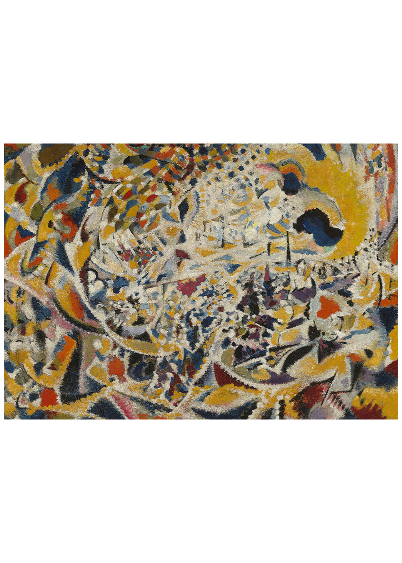 Postcard Jules Schmalzigaug Rhythm of Light Waves