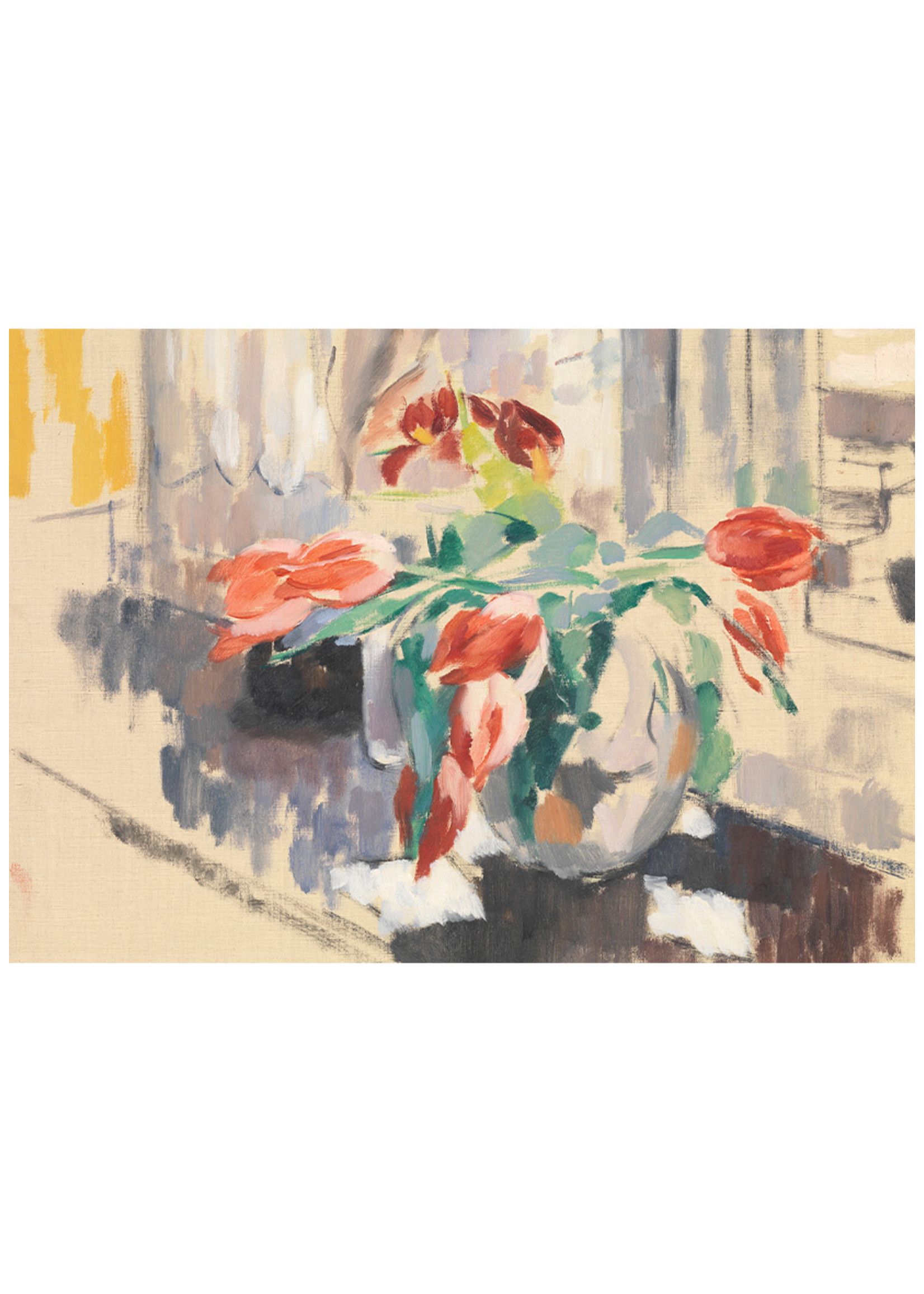 Rik Wouters Prentkaart Rik Wouters Tulpen