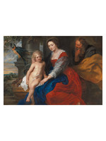 Rubens Prentkaart Rubens Heilige Familie met de papegaai