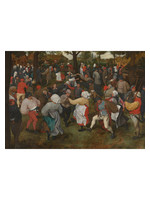 Pieter Bruegel the Elder The Wedding Dance Postcard