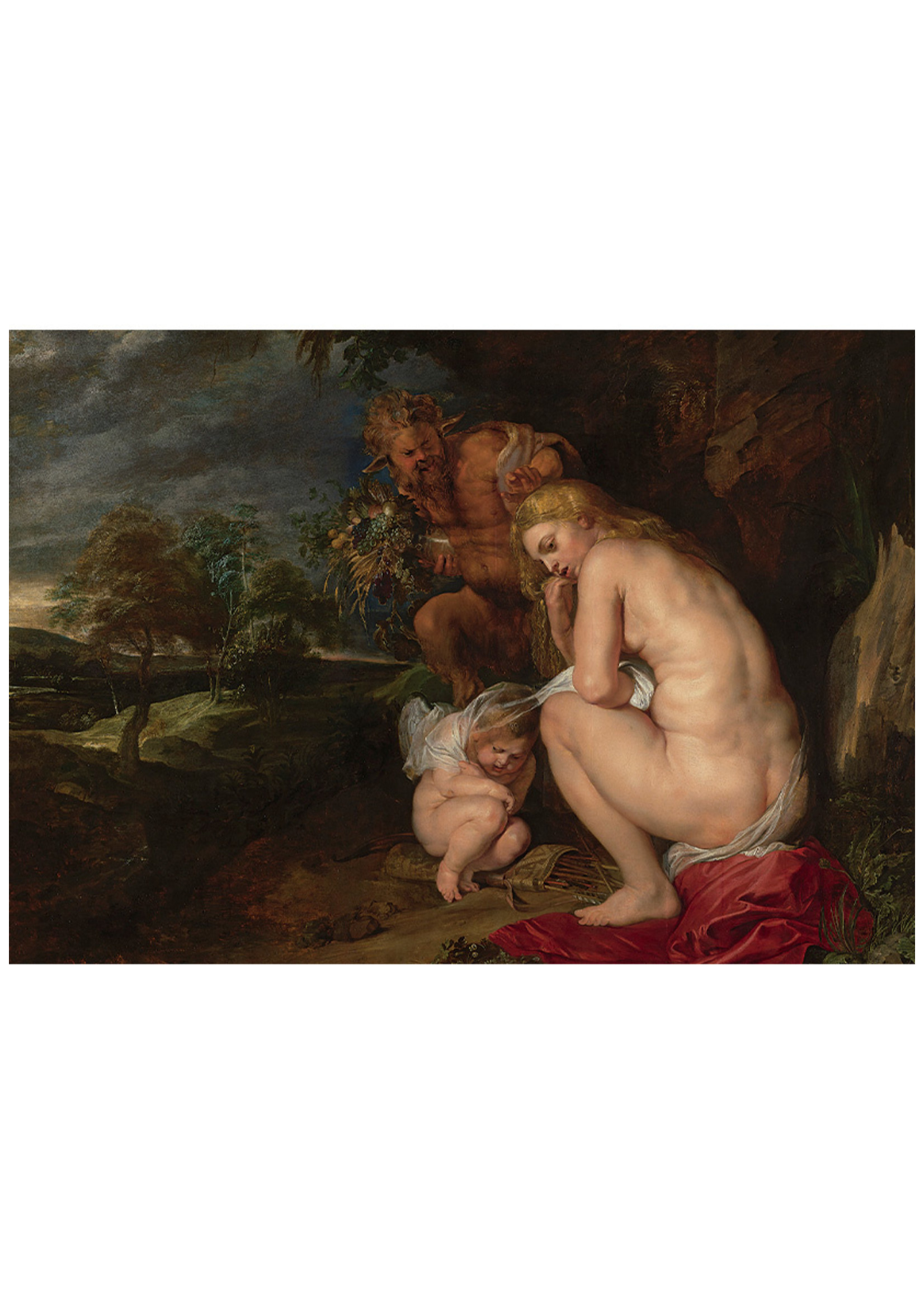 Prentkaart Rubens Venus frigida