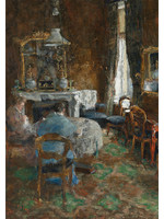 Ensor Prentkaart Ensor Het burgersalon