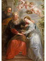 Rubens Prentkaart Rubens Opvoeding van Maria