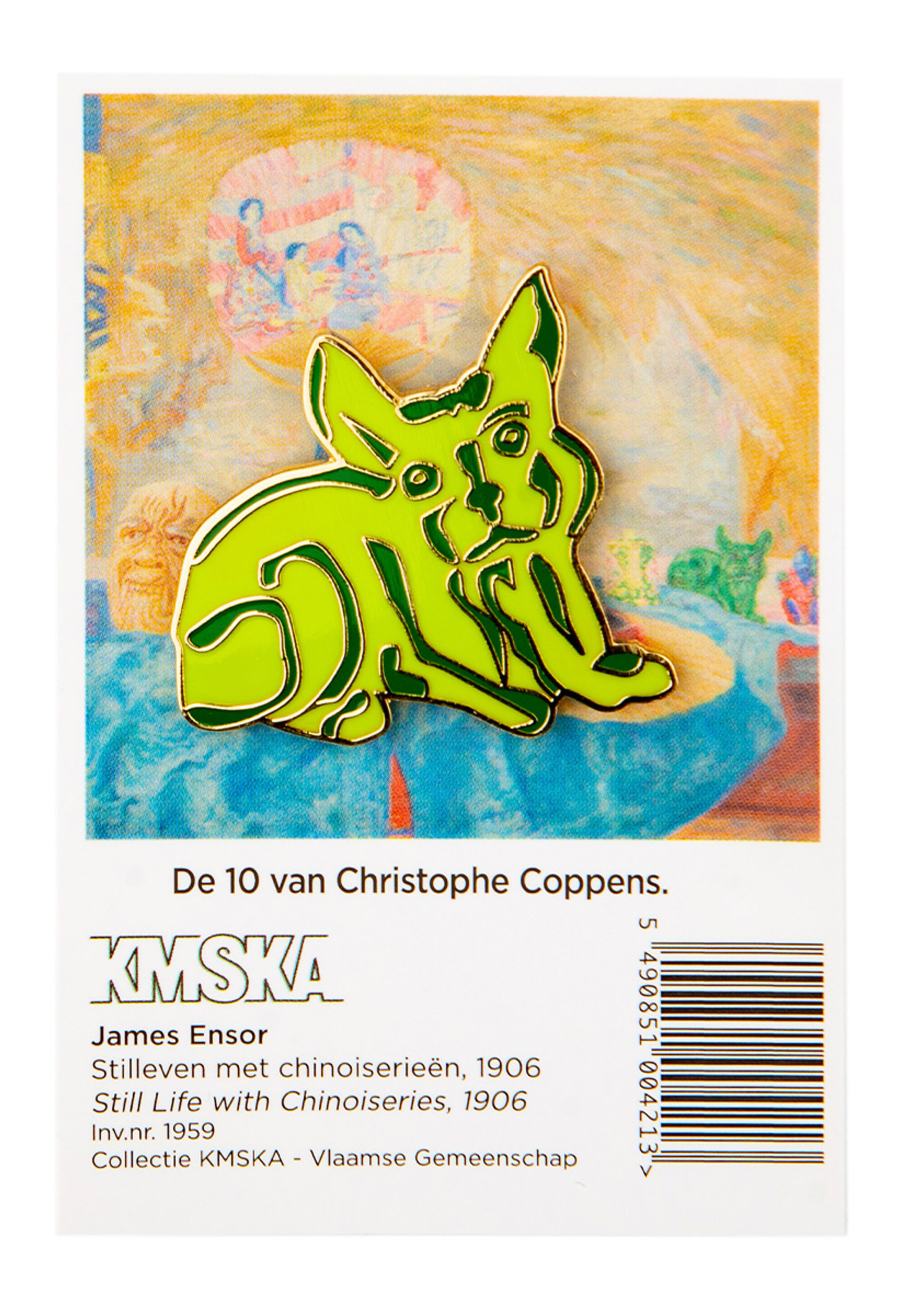 Pin - Monster, James Ensor, Stilleven met chinoiserieën