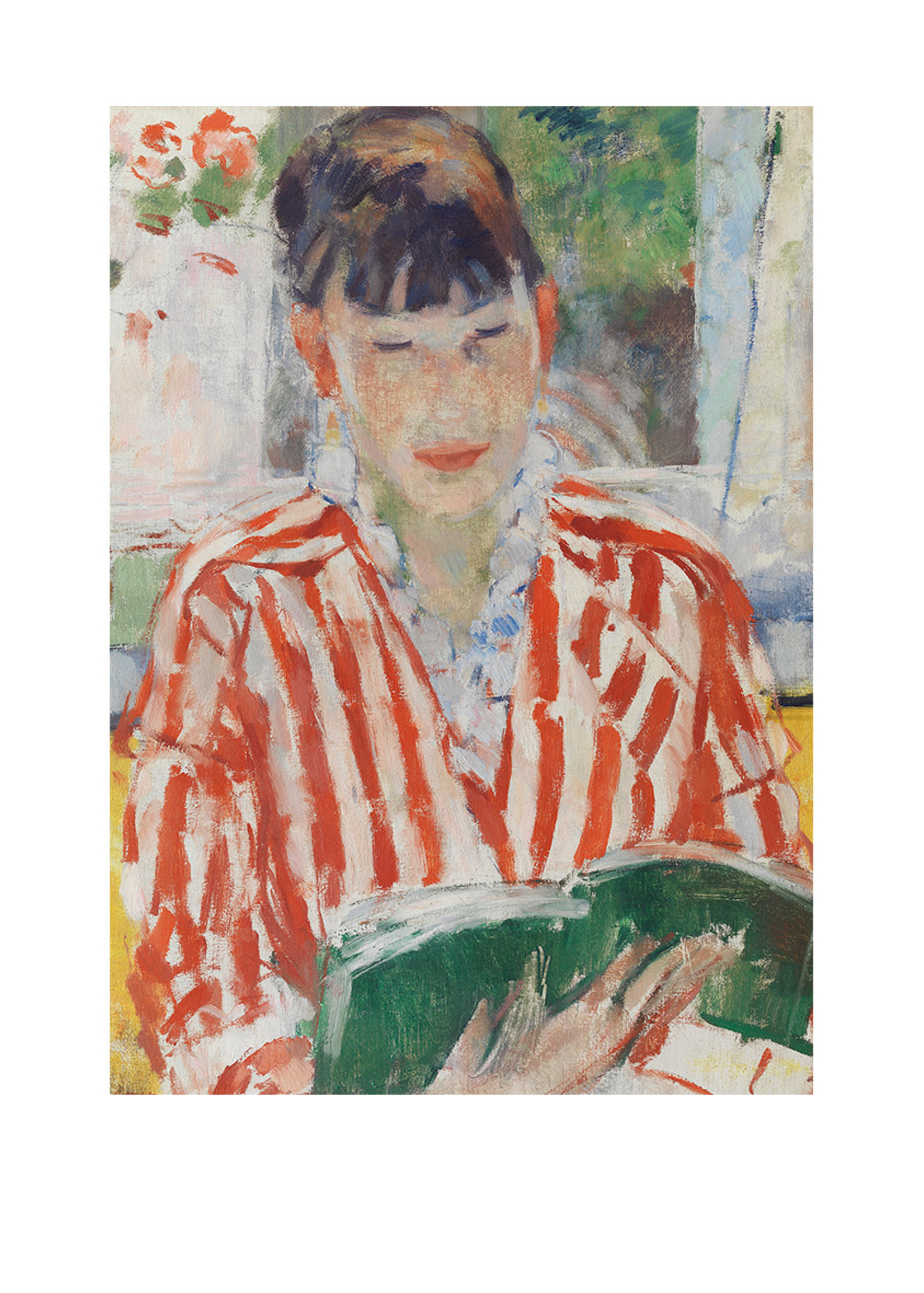 Rik Wouters Rik Wouters Woman Reading Small Notebook